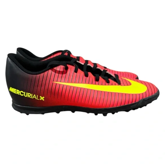 Nike Men’s Mercurial Vortex III Red Black Football Shoes. Brand New with Tags!